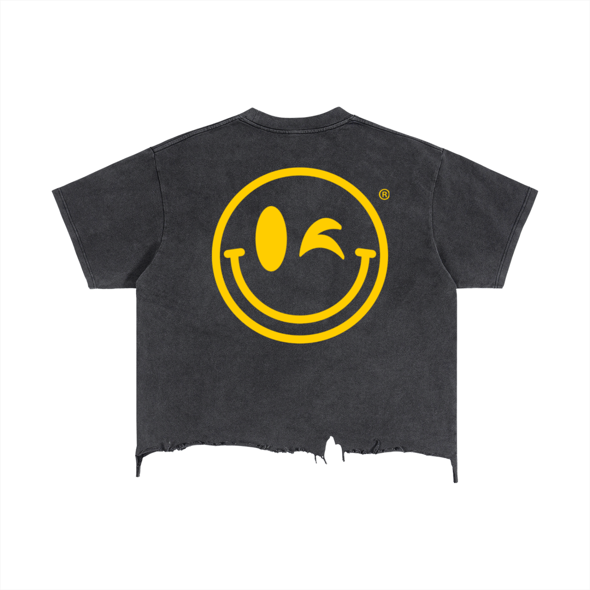 OG Vintage Wash Boxy Distressed Hem T-Shirt