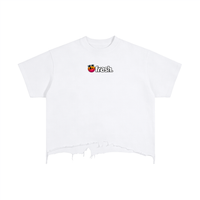 Miami Vintage Wash Boxy Distressed Hem T-Shirt
