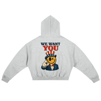 Patriot Essential Boxy Darted Sleeve Hoodie