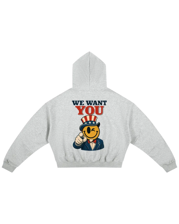 Patriot Essential Boxy Darted Sleeve Hoodie