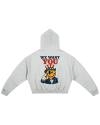 Patriot Essential Boxy Darted Sleeve Hoodie