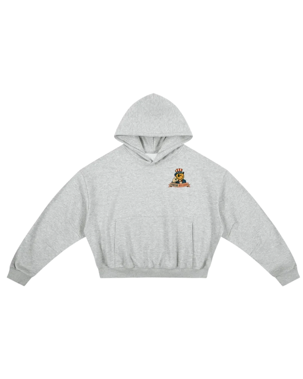 Patriot Essential Boxy Darted Sleeve Hoodie