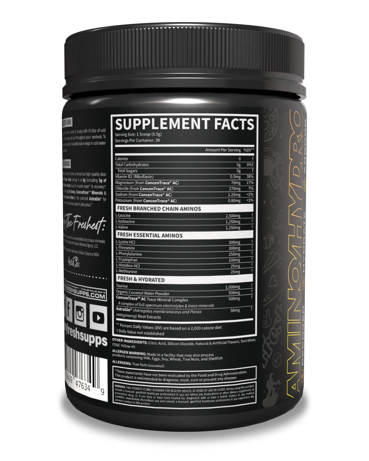 FRESH™ Amino — Supplement Facts